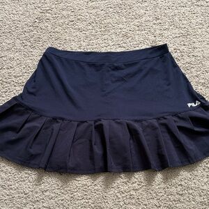 FILA Women's Dark Blue Mini Skirt